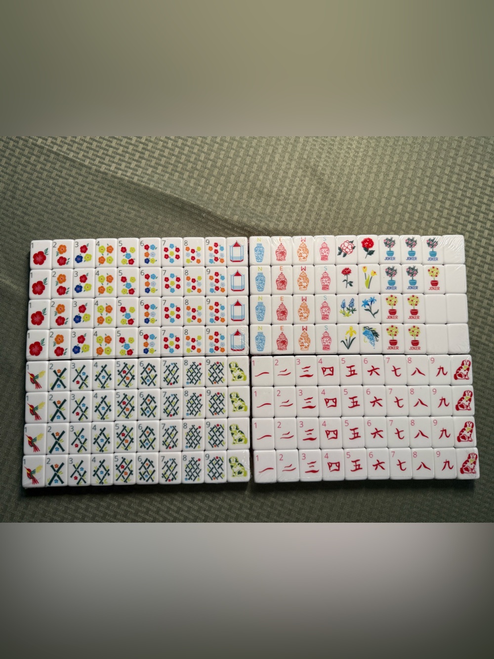 Unbranded American Mahjong Orange Tiles